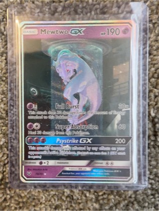 Mewtwo GX, graded 8.5