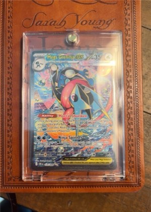 Mega Greninja ex Premium Collection, graded 8.5