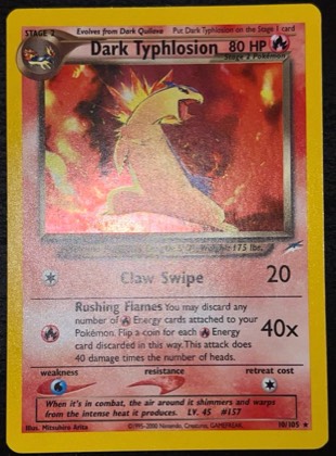 Dark Typhlosion, graded 5.0