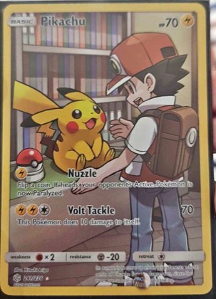 Pikachu (Secret) graded 7