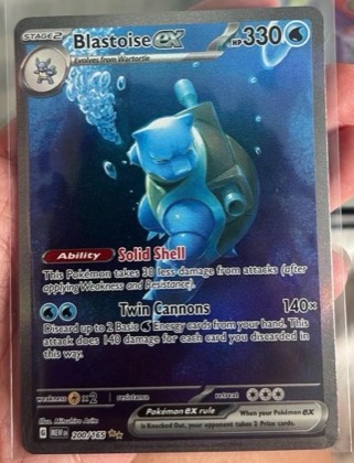 Blastoise ex, graded 9.5