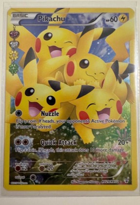 Pikachu (Full Art), graded 7.0