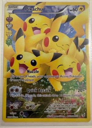 Pikachu (Full Art) graded 7
