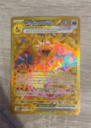 Charizard ex, graded 9.5