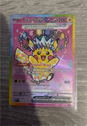 Pikachu ex, graded 9.5