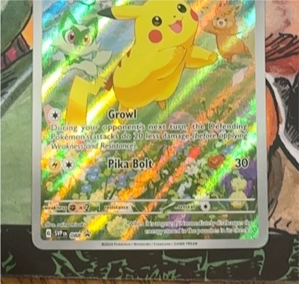 Pikachu, graded 8.0