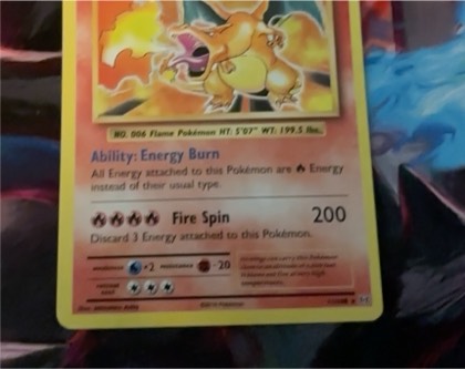 Charizard, graded 4.0