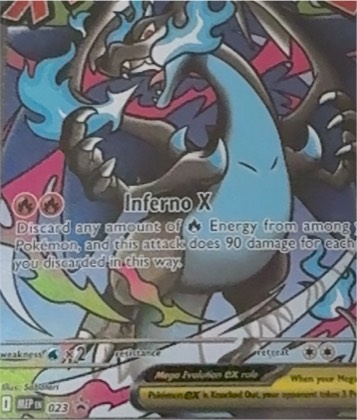 M Charizard EX, graded 9.0