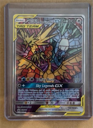 Moltres & Zapdos & Articuno GX, graded 9.0
