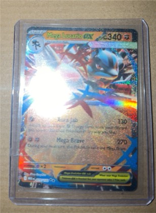 Mega Lucario ex, graded 8.0