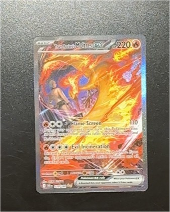 Team Rocket's Moltres ex, graded 9.5