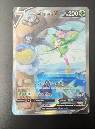 Hisuian Lilligant V (Alternate Full Art), graded 9.5