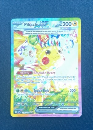 Pikachu ex graded 9