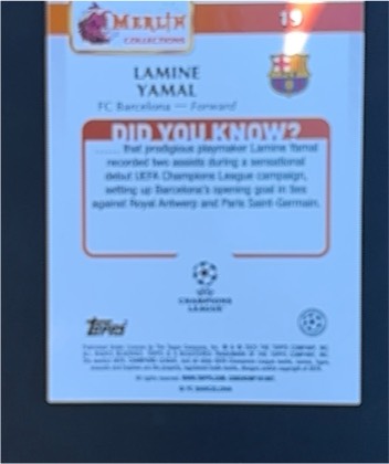 Lamine Yamal, graded 9.0