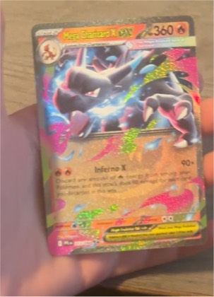M Charizard EX (X), graded 2.5