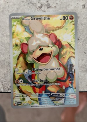 Hisuian Growlithe, graded 9.5