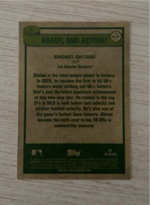 Shohei Ohtani, graded 9.5