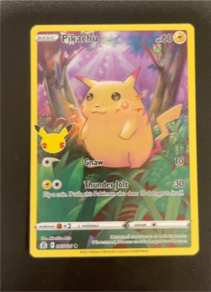 Pikachu, graded 9.5