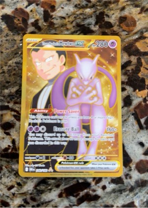 Team Rocket's Mewtwo ex, graded 9.5