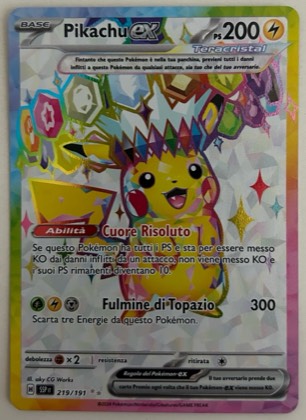 Pikachu ex, graded 9.0