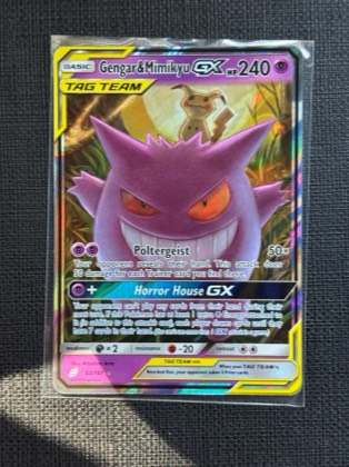 Gengar & Mimikyu GX, graded 9.5