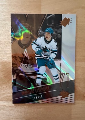 2025-26 Upper Deck SPx Hockey Macklin Celebrini, graded 9.0