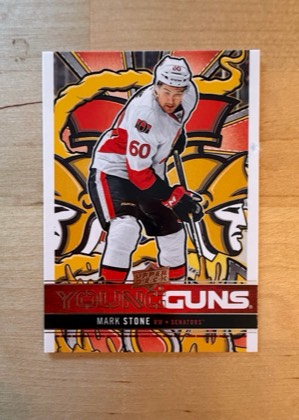 2024-25 Upper Deck Series 1 Young Guns Mark Stone, graded 9.0