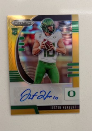 Justin Herbert graded 9.5