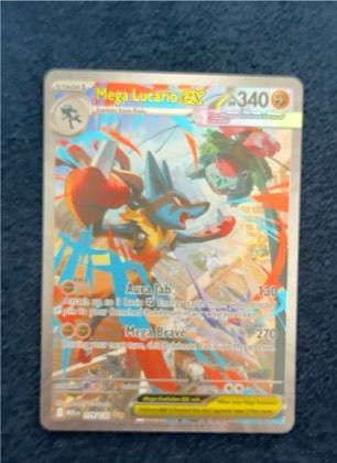 Mega Lucario ex, graded 8.5