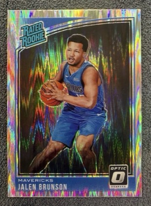 2018-19 Panini Donruss Optic Jalen Brunson #179, graded 9.0