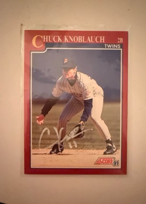 Chuck Knoblauch, graded 8.5