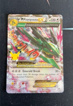 M Rayquaza EX, graded 9.5