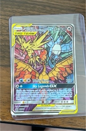 Moltres & Zapdos & Articuno GX, graded 7.5