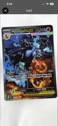 Mega Charizard X ex, graded 9.0