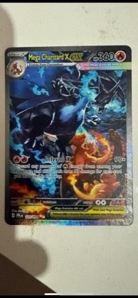 Mega Charizard X ex graded 8.5