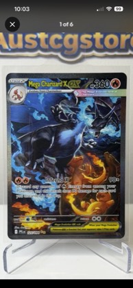 Mega Charizard X ex, graded 9.5