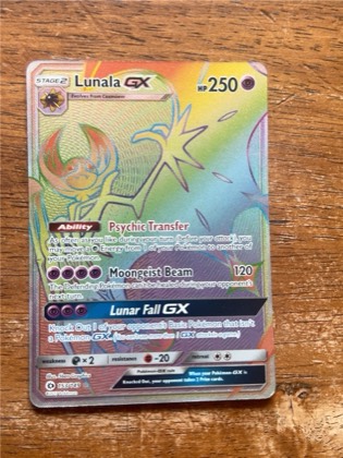 Lunala GX (Secret), graded 10.0