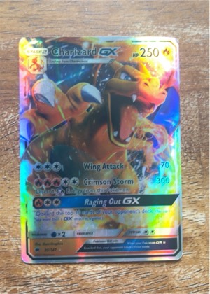 Charizard GX, graded 5.0