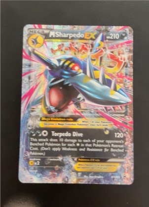 M Sharpedo EX - XY200, graded 9.5