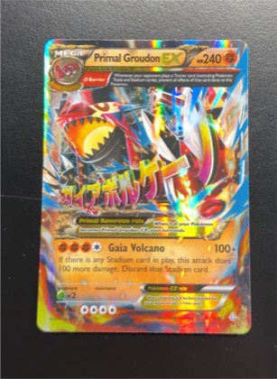 Primal Groudon EX (Omega), graded 7.0