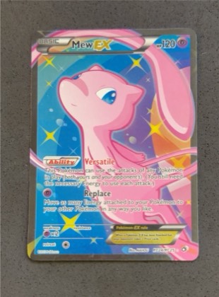 Mew EX (Full Art), graded 7.0