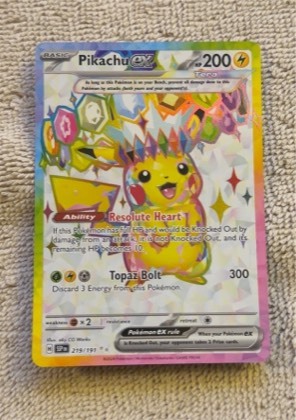 Pikachu ex, graded 9.5
