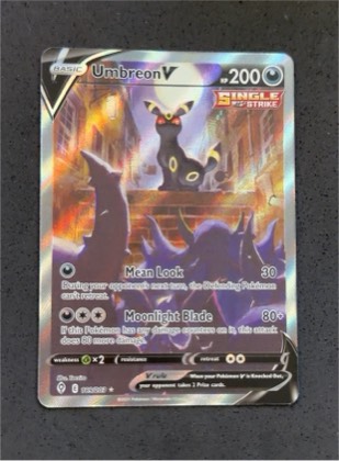 Umbreon V (Alternate Full Art), graded 9.5