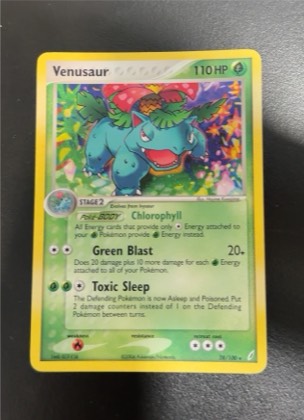 Venusaur, graded 3.0
