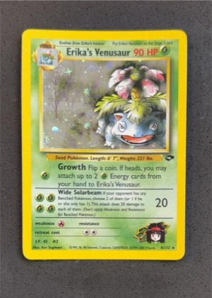 Erika's Venusaur, graded 4.0