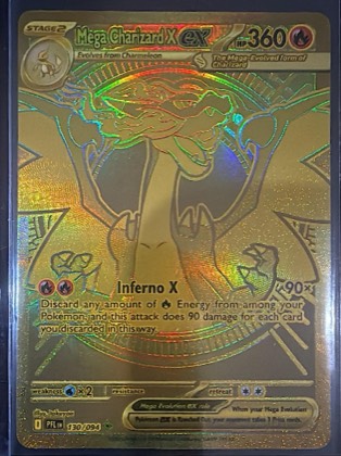 Mega Charizard X ex, graded 7.0