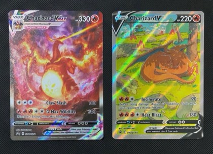 Charizard VMAX, graded 9.0