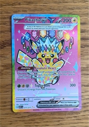 Pikachu ex, graded 10.0