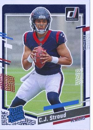 2023 Panini Donruss Downtown! C.J. Stroud, graded 9.5