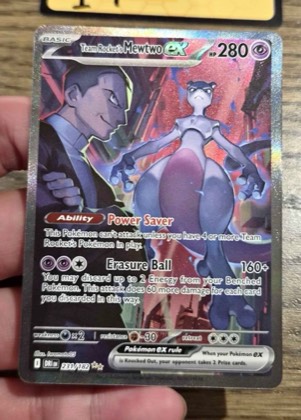 Team Rocket's Mewtwo ex, graded 10.0